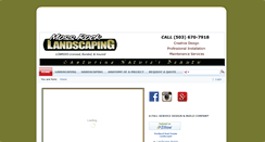 Desktop Screenshot of mossrocklandscaping.com